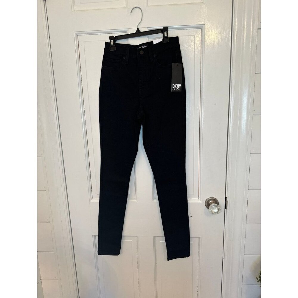 DKNY Black Essex High Rise Skinny Jeans size 25 NWT